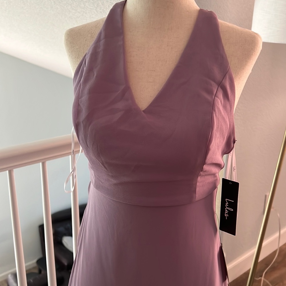 Lulu’s halter open back formal / wedding / prom dress